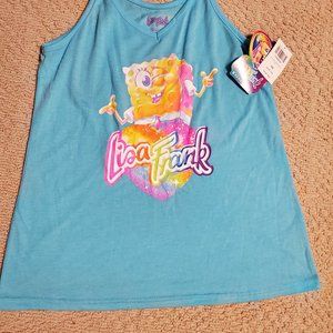 Lisa Frank Sponge Bob Tank New w/Tag Small